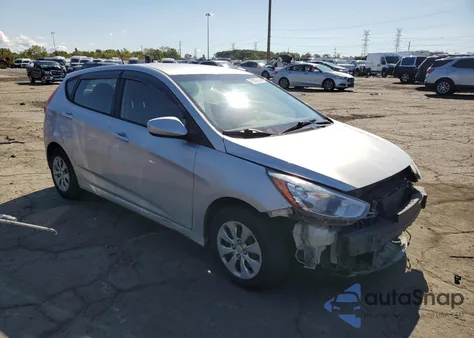 2016 Hyundai Accent Se z USA, uszkodzony, nr VIN KMHCT5AE8GU255201